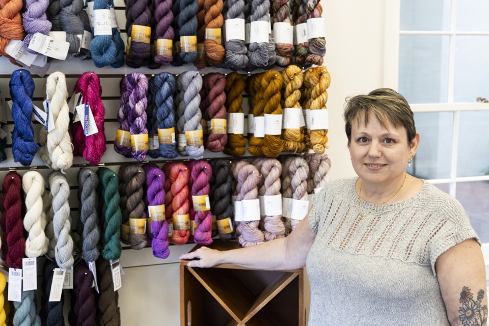 <strong>Erica Carpenter owns Stitching Supply, a new craft boutique offering yarns, threads, needles, hooks and other fiber-arts accessories.</strong> (Brad Vest/Special to The Daily Memphian)