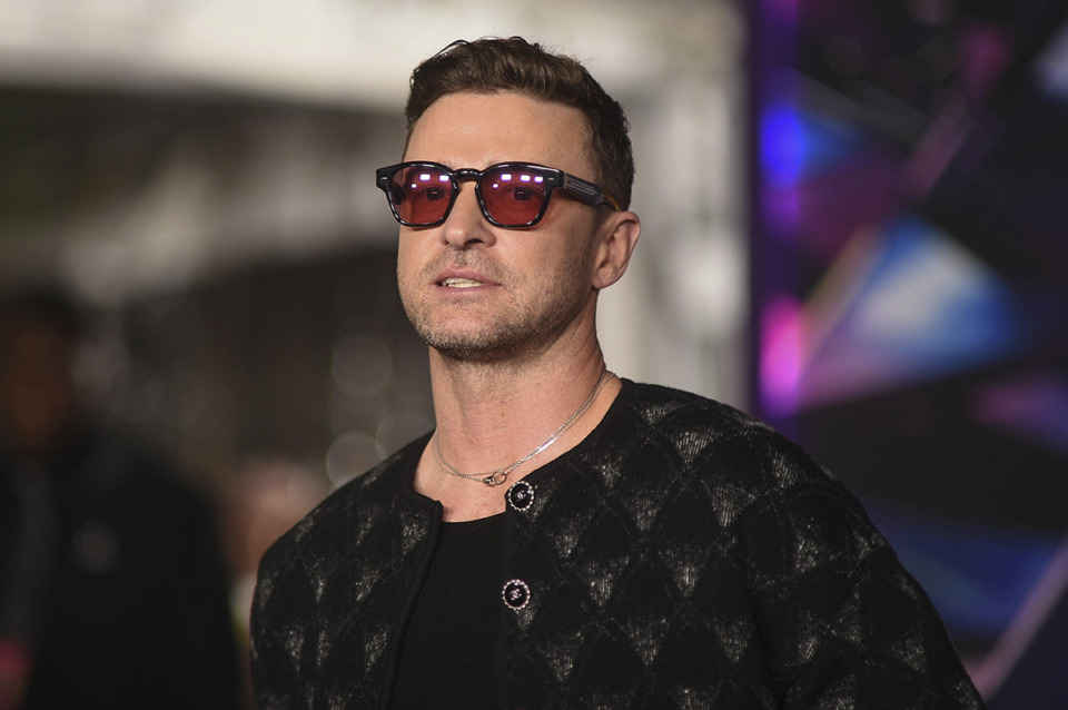 <strong>Justin Timberlake is scheduled to enter a new plea in his drunken driving case in New York&rsquo;s Hamptons. Timberlake appears at the premiere of "Trolls Band Together" in Los Angeles on Nov. 15, 2023.</strong> (Richard Shotwell/Invision/AP file)