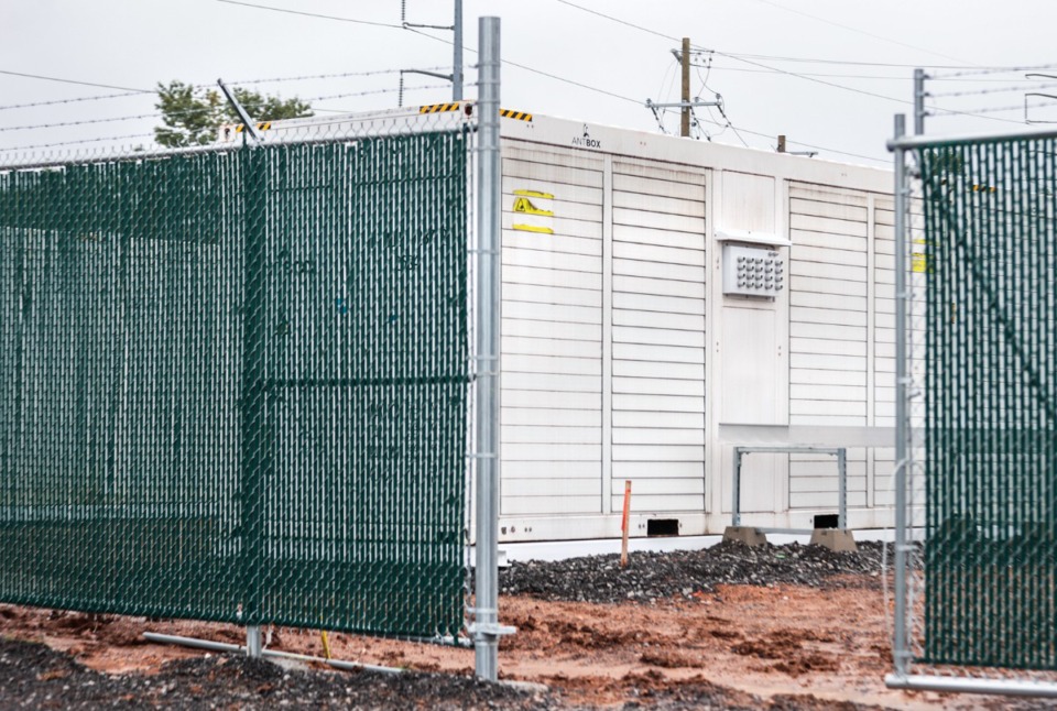 <strong>A new crypto mining facility is being built in Southeast Memphis at the site of the former Easy Way produce distribution center at 4545 South Mendenhall Road.</strong>&nbsp;(Patrick Lantrip/The Daily Memphian)