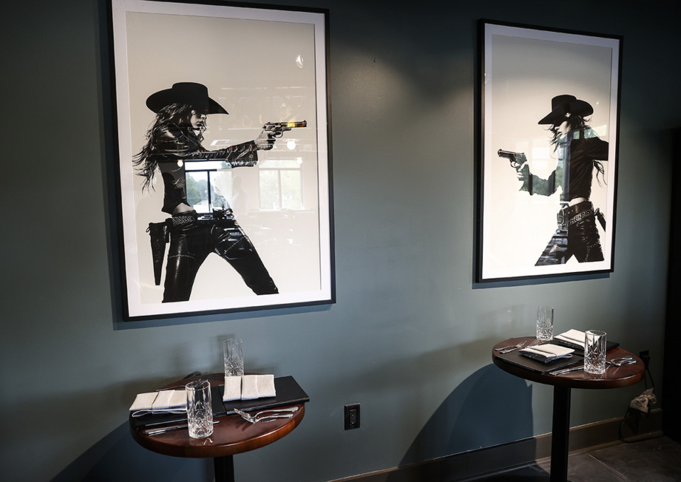 <strong>The Overland restaurant located on the rooftop of the five-story TownePlace Suites by Marriott has touches of Western decor.</strong> (Mark Weber/The Daily Memphian)