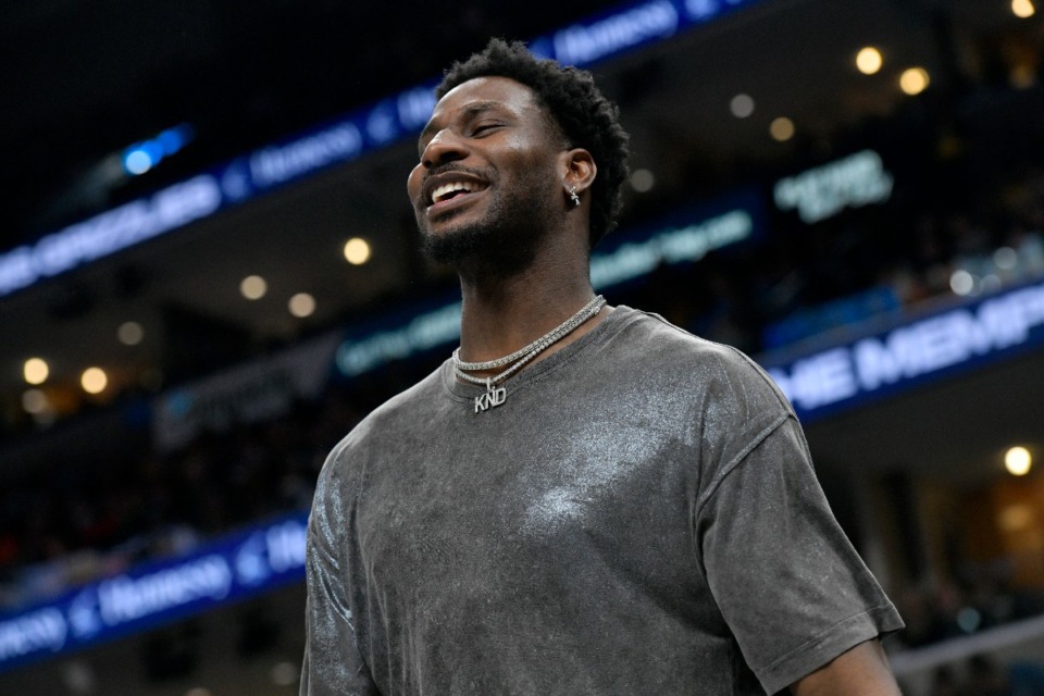 <strong>Memphis Grizzlies forward Jaren Jackson Jr. now entering his seventh season in Memphis, has long been at the forefront of advocating others to vote. His appearance at Memphis&rsquo; voter education rally inside FedExForum is just the latest in a long line of events.</strong> (Brandon Dill/AP File)