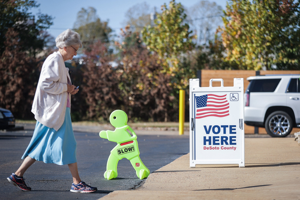 <strong>Mississippians turn out to vote at SouthPoint Church in Southaven Nov. 4, 2023.</strong> (Patrick Lantrip/The Daily Memphian file)