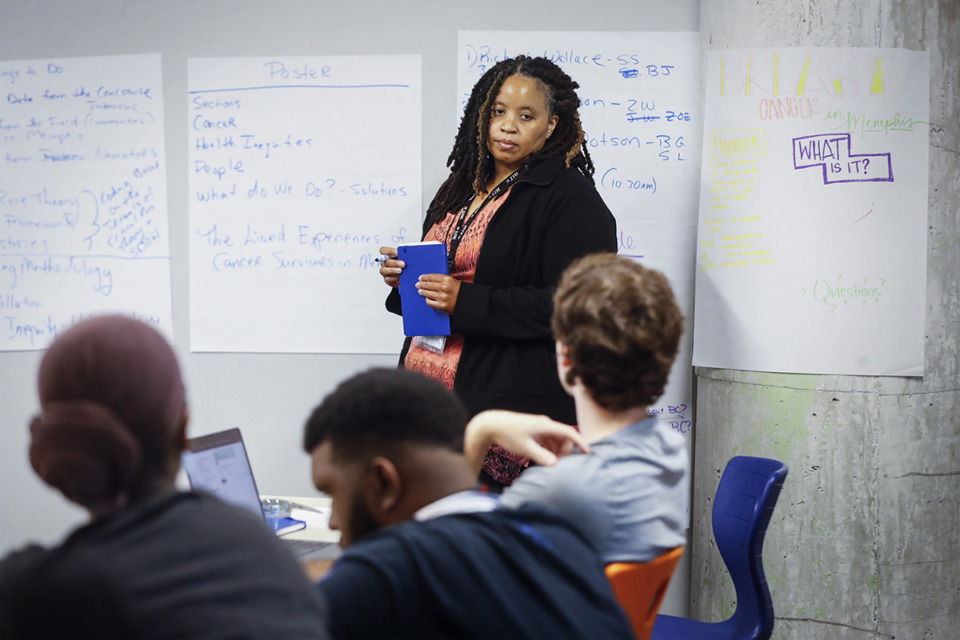 <strong>Some schools, like Crosstown High, shifted to remote learning.</strong> (Mark Weber/The Daily Memphian file)