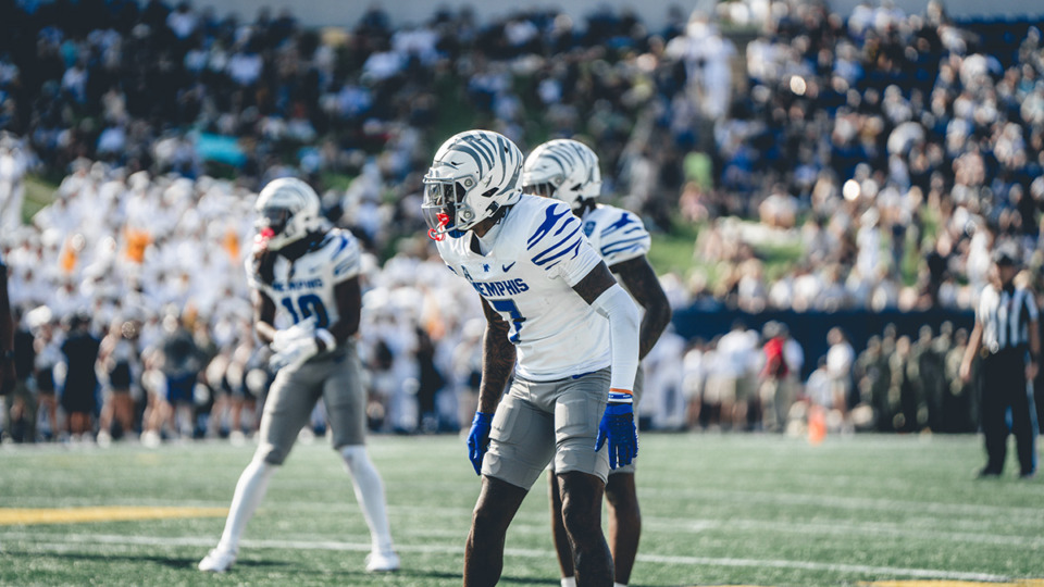 <strong>The Memphis Tigers football team played Navy Sept. 21, 2024 in Annapolis, Md.</strong> (Courtesy Memphis Athletics)