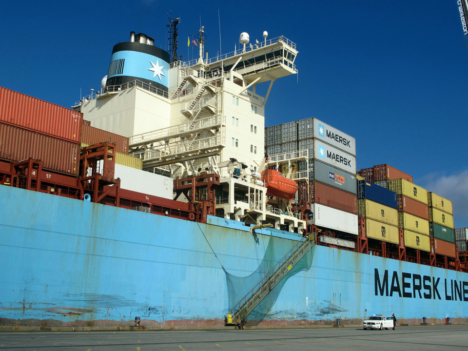 <strong>Tens of thousands of longshore workers are expected to walk off the job closing all the ports on the East Coast and across the Gulf Coast. In this Feb. 18, 2015 photo, a container ship is docked at the Wando-Welch Terminal in Mount Pleasant, S.C.</strong> (Bruce Smith/AP file)