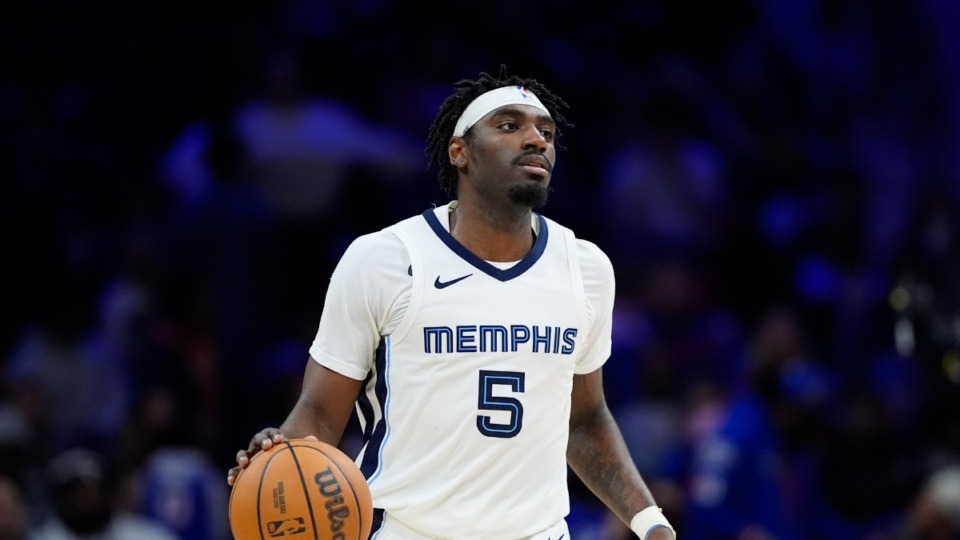 <strong>Memphis Grizzlies' Vince Williams Jr. plays during an NBA basketball game, Wednesday, March 6, 2024, in Philadelphia</strong>. (Matt Slocum/AP Photo)