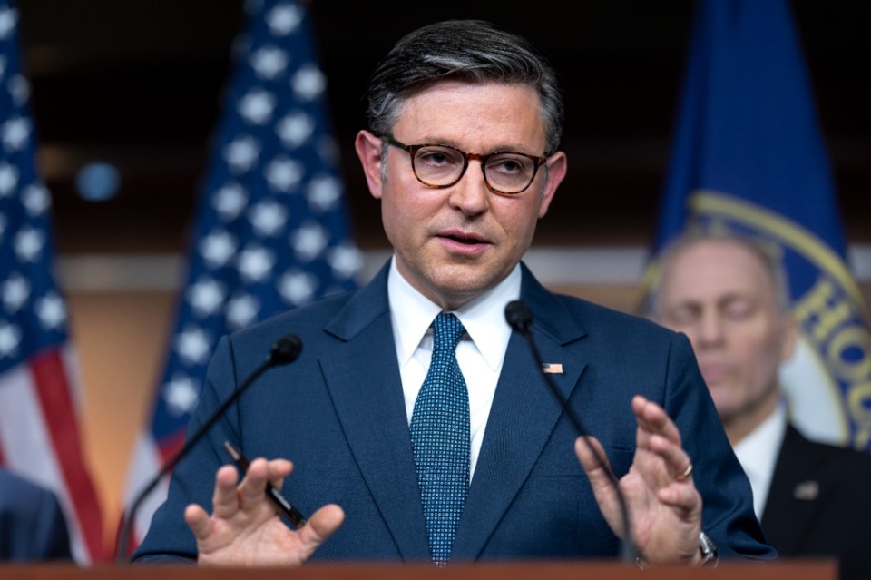 <strong>Speaker of the House Mike Johnson, R-La., supported a continuing resolution to fund the government, which passed Sept. 25.</strong>&nbsp;(J. Scott Applewhite/AP)