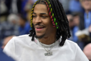 <strong>Memphis Grizzlies guard Ja Morant stands on the sideline before an NBA basketball game against the Dallas Mavericks, Monday, March 20, 2023, in Memphis.</strong> (Brandon Dill/AP Photo file)