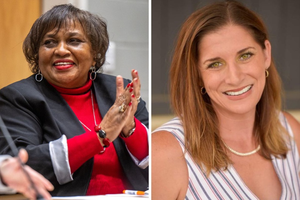 <strong>Wanda Gibbs, left, and Rachelle Maier, right, are running for a seat on the Collierville school board.</strong> (Greg Campbell/Special to The Daily Memphian file, Courtesy Rachelle Maier)&nbsp;