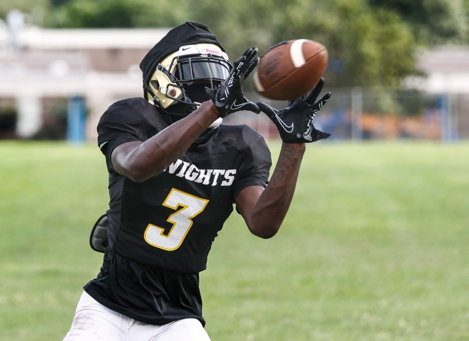 <strong>Sheffield&rsquo;s Radarious Jackson during practice on Monday, July 29, 2024.</strong> (Mark Weber/The Daily Memphian file)