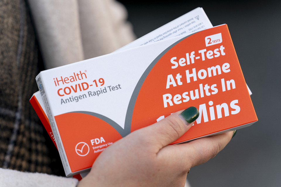 <strong><span class="x_contentpasted0">COVID-19 at-home rapid tests average typically come two to a box and cost more than $20.</span>&nbsp;</strong>(Andrew Harnik/AP Photo file)