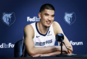 <strong>&ldquo;You&rsquo;re going up a level,&rdquo;&nbsp;Memphis Grizzlies center Zach Edey said Monday, Sept. 30, about joining an NBA team. &ldquo;You&rsquo;ve gotta learn new things; you&rsquo;ve gotta learn new skills. You&rsquo;ve gotta approach the game like it&rsquo;s a new thing.&rdquo;</strong> (Mark Weber/The Daily Memphian)