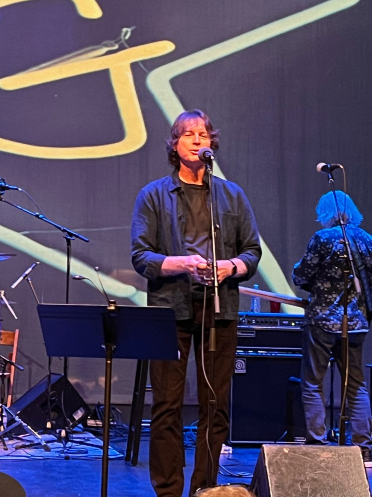 <strong>Original Big Star member Jody Stephens takes the mic at the Radio City Big Star Reunion on Oct. 1, 2024.&nbsp;&ldquo;Radio City&rdquo;&nbsp;included two of Big Star&rsquo;s most famous songs, &ldquo;September Gurls&rdquo; and &ldquo;Back of a Car.&rdquo;</strong>&nbsp;(Jody Callahan/The Daily Memphian)&nbsp;