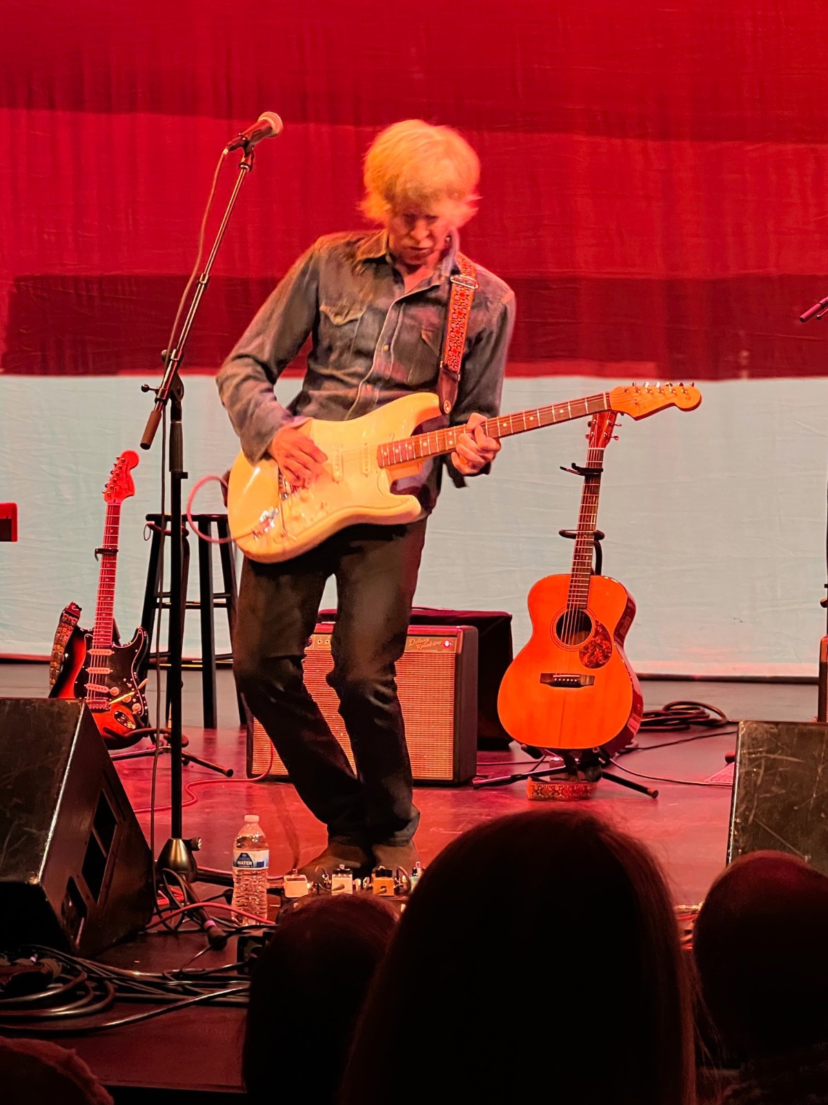 <strong>Pat Sansone of Wilco, who was born in Meridian, Mississippi, performs at the Radio City Big Star Reunion on Oct. 1, 2024.</strong> (Jody Callahan/The Daily Memphian)