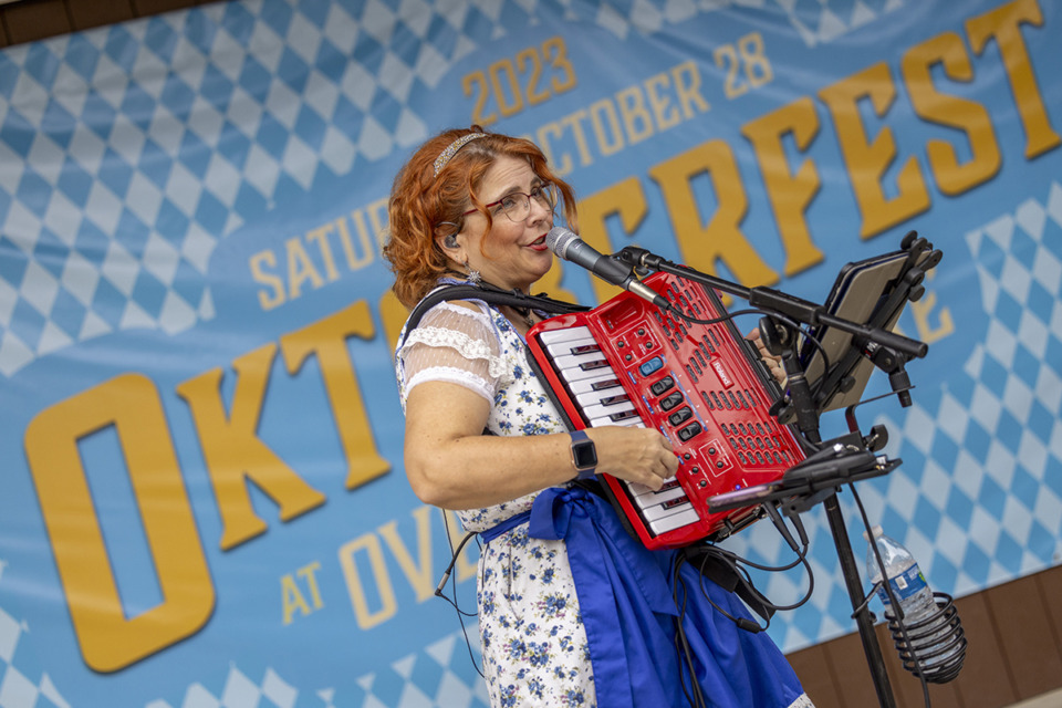 <strong>An accordion player performs at Overton Square&rsquo;s Oktoberfest celebration in 2023. The 2024 event is set for Oct. 12.</strong> (Justin Fox Burks/Courtesy Overton Square)