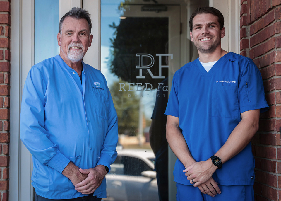 <strong>Drs. Kevin and Taylor Reed run Reed Family Dentistry in Millington.</strong> (Patrick Lantrip/The Daily Memphian)