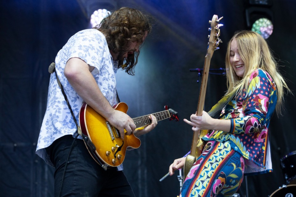 <strong>The Karina Rykman Band performs at the Memphis Botanic Garden at the Mempho Music Festival Saturday, Oct. 5, 2024.</strong> (Ziggy Mack/Special to The Daily Memphian)