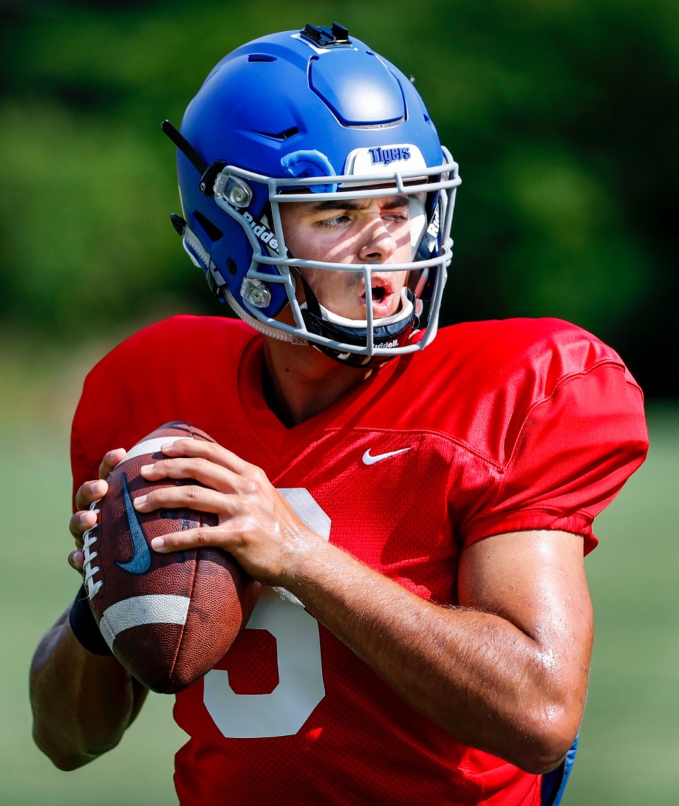 <strong><span class="s1">&ldquo;I think I&rsquo;ve got a pretty good grasp of this offense,&rdquo; says quarterback Brady White, who has worked with Mike Norvell since the two were at Arizona State together. Others, especially new coaches, aren't so lucky.</span></strong>&nbsp;(Mark Weber/Daily Memphian).