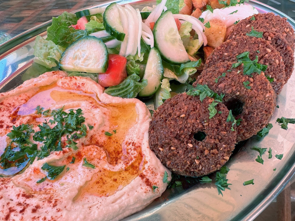 <p class="p1"><strong>The falafel at La Roche is extra crispy; the chickpea filling is nutty and herbacous.</strong>&nbsp;(Holly Whitfield/The Daily Memphian)