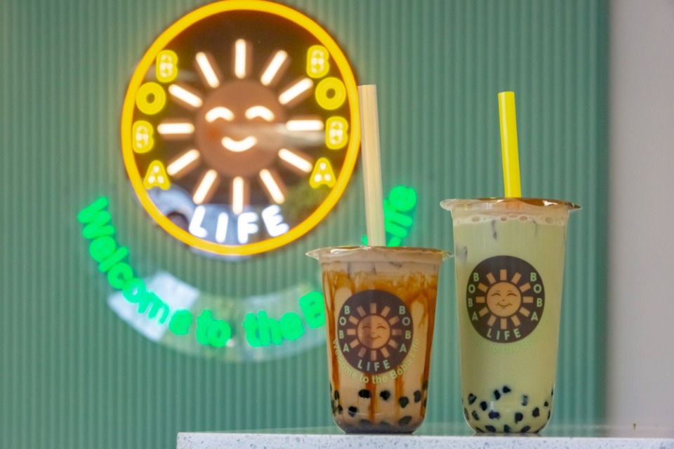 <strong>Among the menu items at Boba Boba Life in Midtown the &ldquo;Brown Sugar Milk Boba Tea&rdquo; and the &ldquo;Matcha Milk Boba Tea.&rdquo;</strong> (Ziggy Mack/Special to The Daily Memphian)