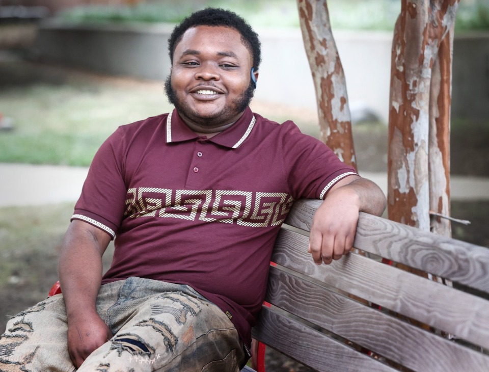 <strong>Former St. Jude Children's Research Hospital patient Donte Johnson began receiving gene-editing therapy in 2020.</strong> (Mark Weber/The Daily Memphian)