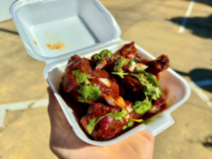 <strong>Chakka Aur Chaat Food Truck serves tandoori wings.</strong> (Joshua Carlucci/Special to The Daily Memphian)