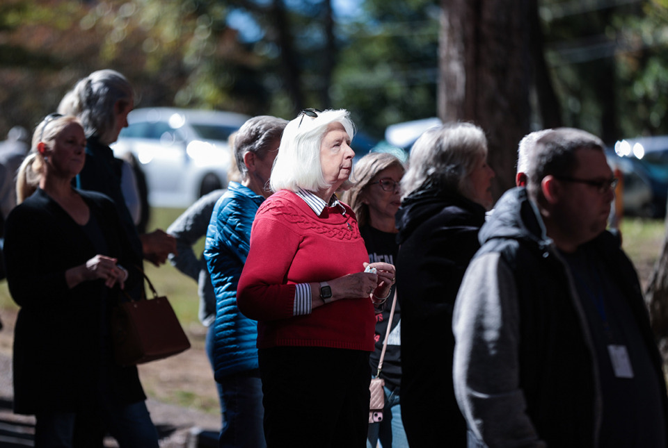 <strong>Early voters line up at Second Baptist Church in East Memphis Oct. 16, 2024 where 1,219 cast their ballots.&nbsp;</strong>(Patrick Lantrip/The Daily Memphian)