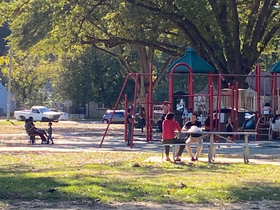 <strong>Gaisman Park in Berclair includes a community center that became an early voting site this year. The park and center have come to symbolize the Berclair area&rsquo;s diversity and status as a community of immigrants.</strong> (Bill Dries/The Daily Memphian)