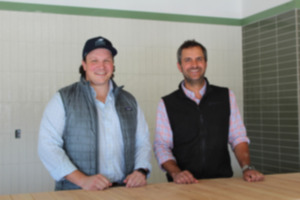 <strong>Schuyler O'Brien (left) and Scott Tashie (right) at the new City Silo location in East Memphis.</strong> (Sophia Surrett/The Daily Memphian)