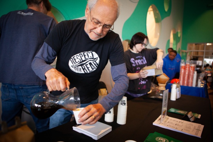 Grind City Coffee Xpo at Wiseacre HQ in downtown Memphis on Saturday, Nov. 5, 2022.&nbsp;(Courtesy Mark Adams)