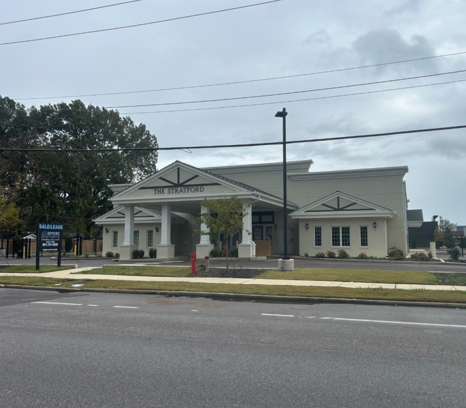 <strong>674 Stratford Road that was previously an event center but was bought by Oikos Church.</strong> (Sophia Surrett/The Daily Memphian)