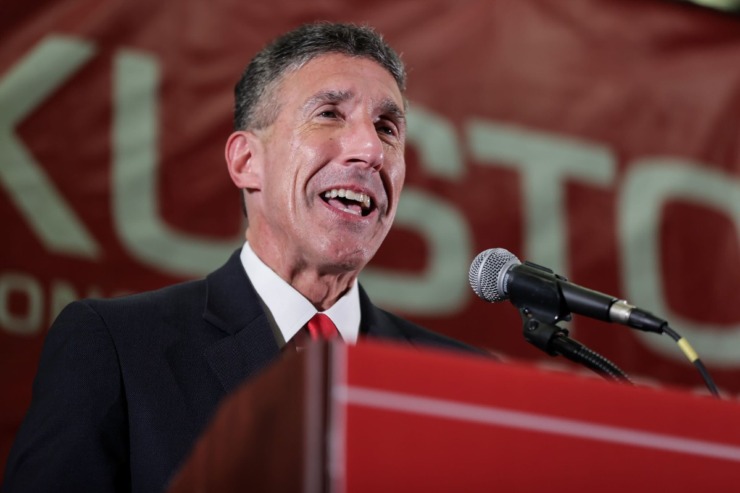 <strong>David Kustoff claimed victory in a speech about 8:15 p.m. in an election night party at the Marriott in East Memphis.</strong> (Patrick Lantrip/The Daily Memphian)