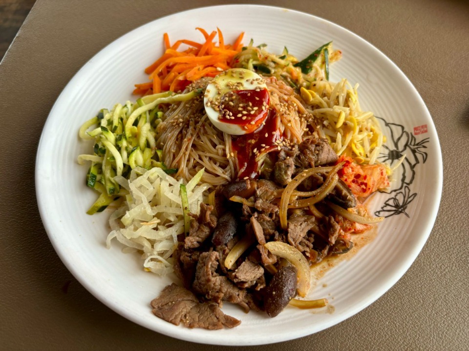 <strong>Bibim naengmyeun,&nbsp;a cold noodle salad, from Crazy Noodle in Midtown Memphis.</strong> (Joshua Carlucci/Special to The Daily Memphian)