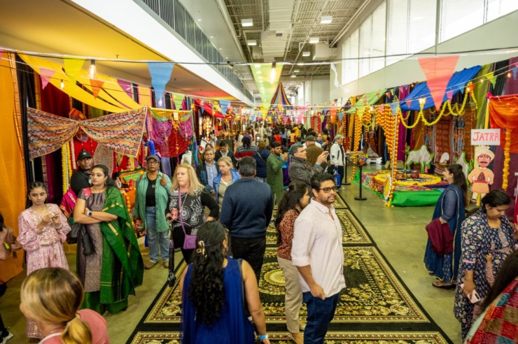 <strong>The entrance at the IndiaFest at the Agricenter International was decorated to accent different traditional Indian cultures and regions. Despite the rain, the fest saw record crowd.</strong> (Greg Campbell/Special to The Daily Memphian)