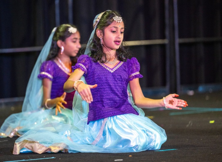 <strong>Dancers from Shining Star dance studio perform at the IndiaFest at the Agricenter International, Saturday, Nov. 9, 2024.</strong> (Greg Campbell/Special to The Daily Memphian)