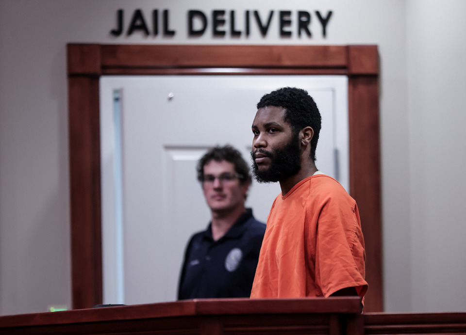 <strong>Larry Pickens attends a preliminary hearing at the Collierville courthouse Nov. 14, 2024. Pickens is charged with first-degree murder and aggravated assault in connection with the fatal shooting of Dr. Benjamin Mauck, 43, who died of multiple gunshot wounds on July 11, 2023.</strong>&nbsp;(Patrick Lantrip/The Daily Memphian)