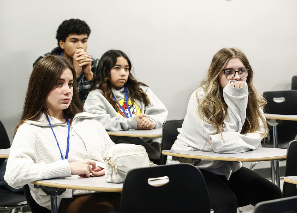 <strong>Area high school students attend a dual-enrollment open house at the University of Memphis on Friday, Nov. 15.</strong> (Mark Weber/The Daily Memphian)