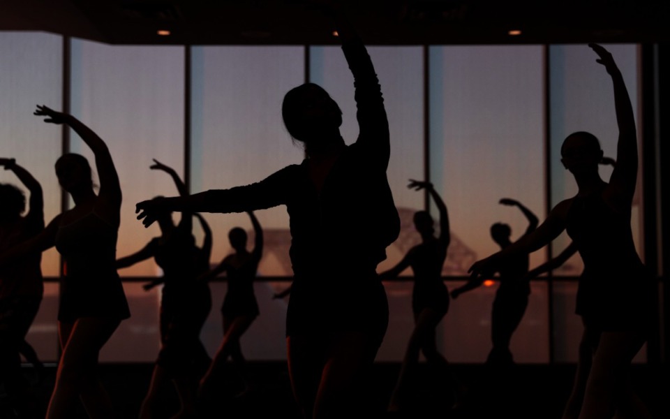 <strong>New Ballet performer Sunyah Fisher rehearses for NutRemix at the Cannon Center in Downtown Memphis.</strong> (Patrick Lantrip/The Daily Memphian)