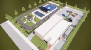 <strong>Rendering for a Paralyzed Veterans of America Mid-South Chapter building to be located at 526 Beale St. Aerial view pictured.</strong> (Credit: Self + Tucker Architects)