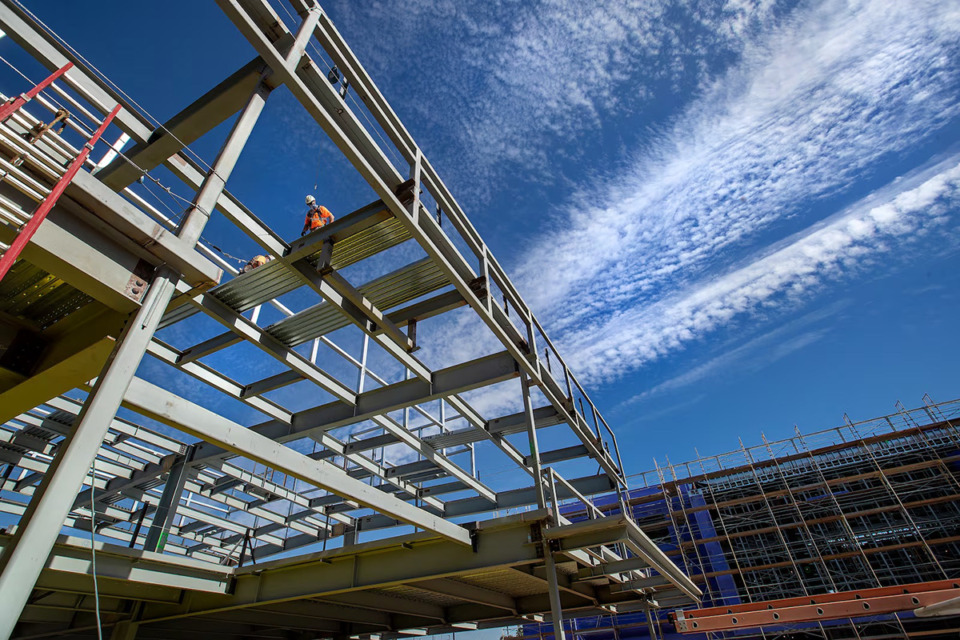 <strong>The average cost of building a new school in Tennessee was $51 million in 2022, compared with $15 million in 2012, according to state data. One factor is the rising cost of construction and materials.</strong> (Mel Melcon / Los Angeles Times via Getty Images)