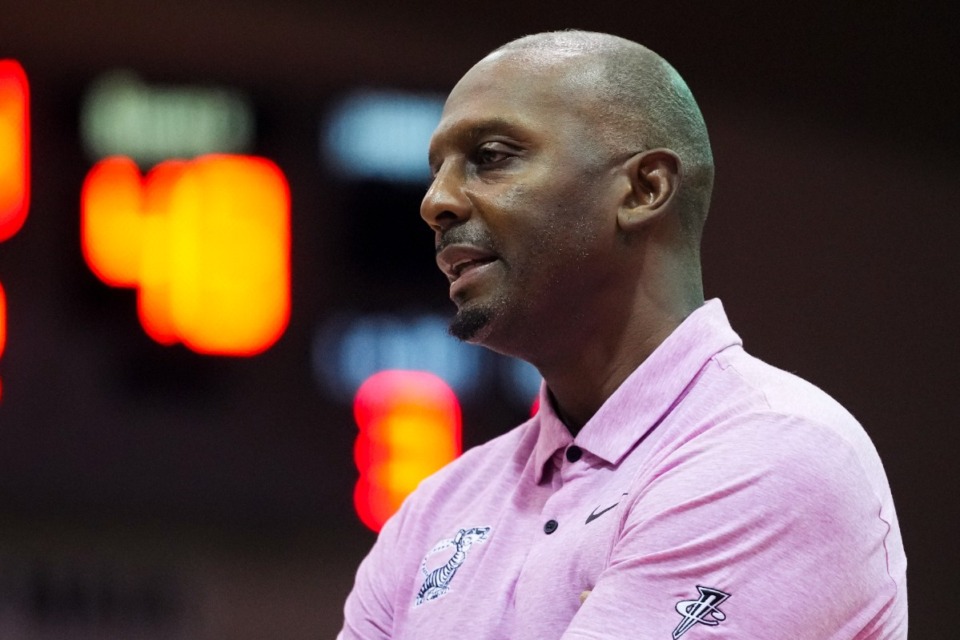 <strong>&ldquo;God does everything but fail,&rdquo; Memphis Tigers coach Penny Hardaway told his team before the game against UConn. &ldquo;The toughest team wins.&rdquo;&nbsp;</strong>(Lindsey Wasson/AP)