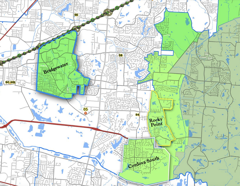 <strong>De-annexation in&nbsp;Rocky Point and South Cordova was approved by local officials in 2018 and 2019 respectively, before it became official in 2021.</strong> (Courtesy Shelby County Government)