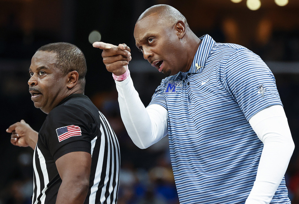 <strong>Tigers coach Penny Hardaway works the sideline against North Carolina on Oct. 15, 2024. The Tigers play Louisiana Tech Wednesday, Dec. 4.</strong> (Mark Weber/The Daily Memphian file)&nbsp;