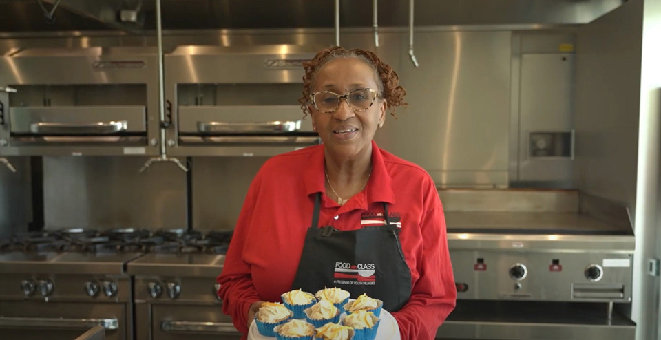 <strong>Pia Mitchell has been a vocational coordinator at Youth Villages for 20 years. Her Sweet Potato Cupcakes are a popular item for the program participants to make and eat.</strong> (Courtesy Youth Villages)