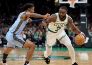 <strong>Memphis Grizzlies&rsquo; Ja Morant guards Boston Celtics&rsquo; Jaylen Brown during the second half of an NBA basketball game, Saturday, Dec. 7, 2024, in Boston.</strong> (Mark Stockwell/AP)