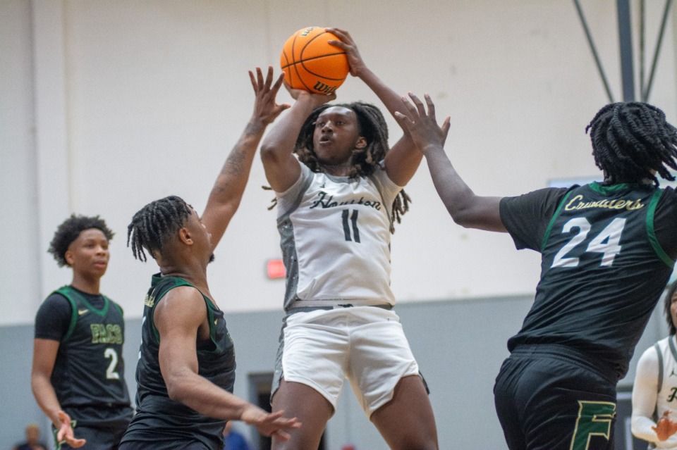 <strong>Houston&rsquo;s Keron Jackson (11) won an impressive 50.9% of the vote after a standout performance in a tournament in Indiana last week.</strong> (Joshua White/The Daily Memphian file)