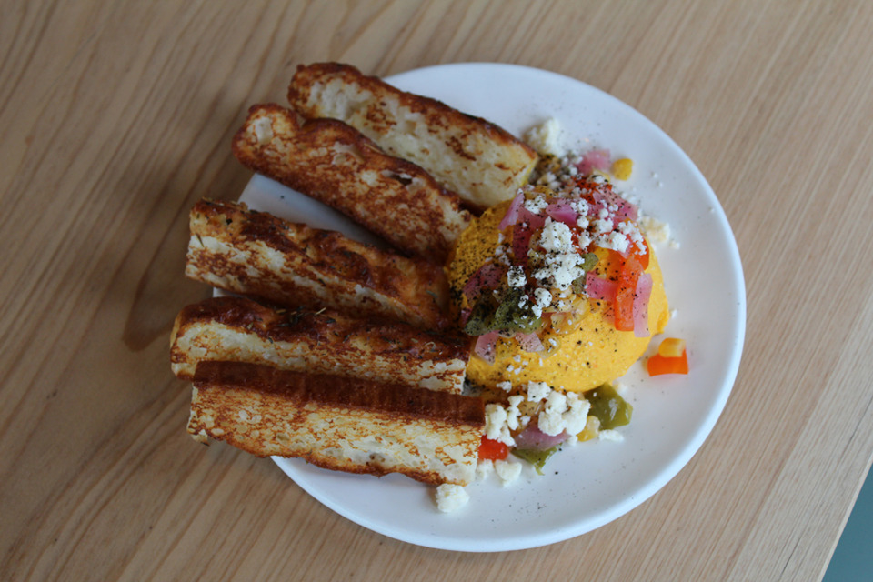 <strong>City Silo Table + Pantry added a whipped carrot and feta dip to its menu at its new East Memphis location.</strong> (Sophia Surrett/The Daily Memphian)