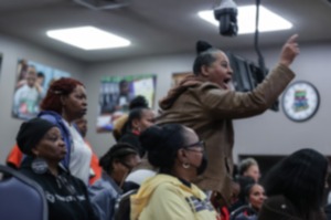 <strong>Audience members get heated during a special-called MSCS board meeting to potentially oust superintendent Marie Feagins Dec. 17, 2024.&nbsp;&ldquo;This is Memphis stuff,&rdquo; one man said.</strong> (Patrick Lantrip/The Daily Memphian)