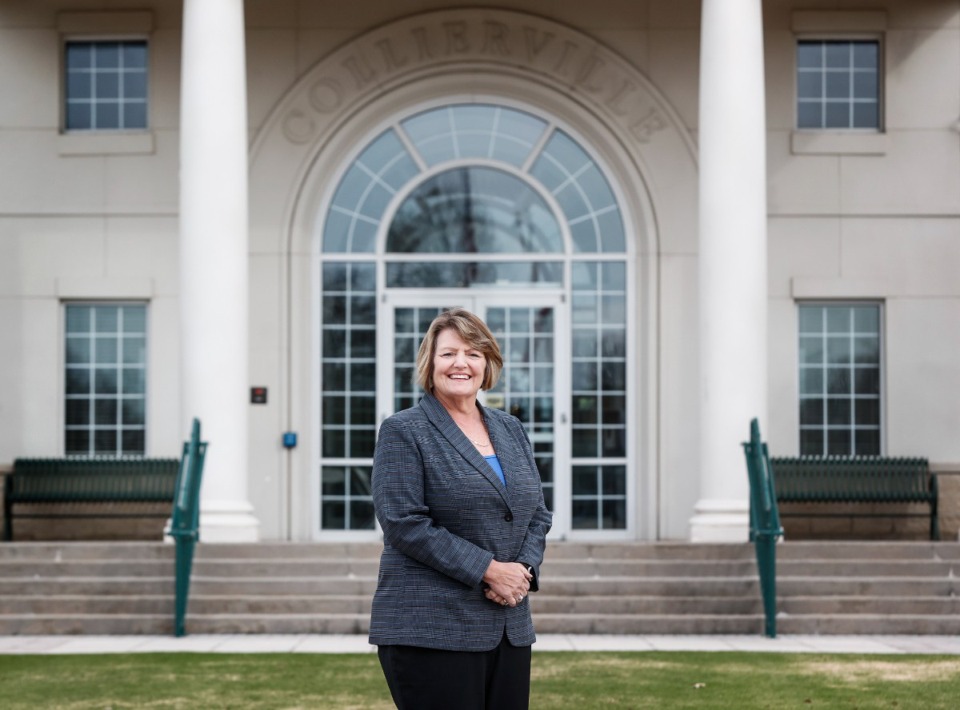 <strong>Collierville Mayor Maureen Fraser on Friday, Dec. 13, 2024.</strong> (Mark Weber/The Daily Memphian)