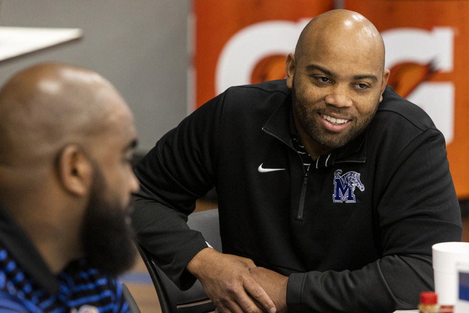 <strong>University of Memphis Tigers defensive back coach Charles Clark&nbsp;was the longest-tenured assistant coach under head coach Ryan Silverfield.</strong> (Brad Vest/Special to The Daily Memphian)